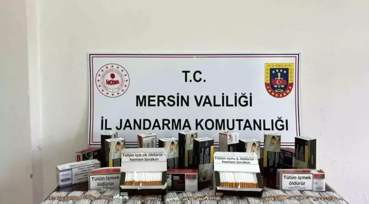 Mersin’de Kaçak Sigara Ticareti Operasyonu