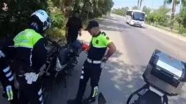 Çalıntı Motosikletten Kaçan Şüpheli Yakalandı
